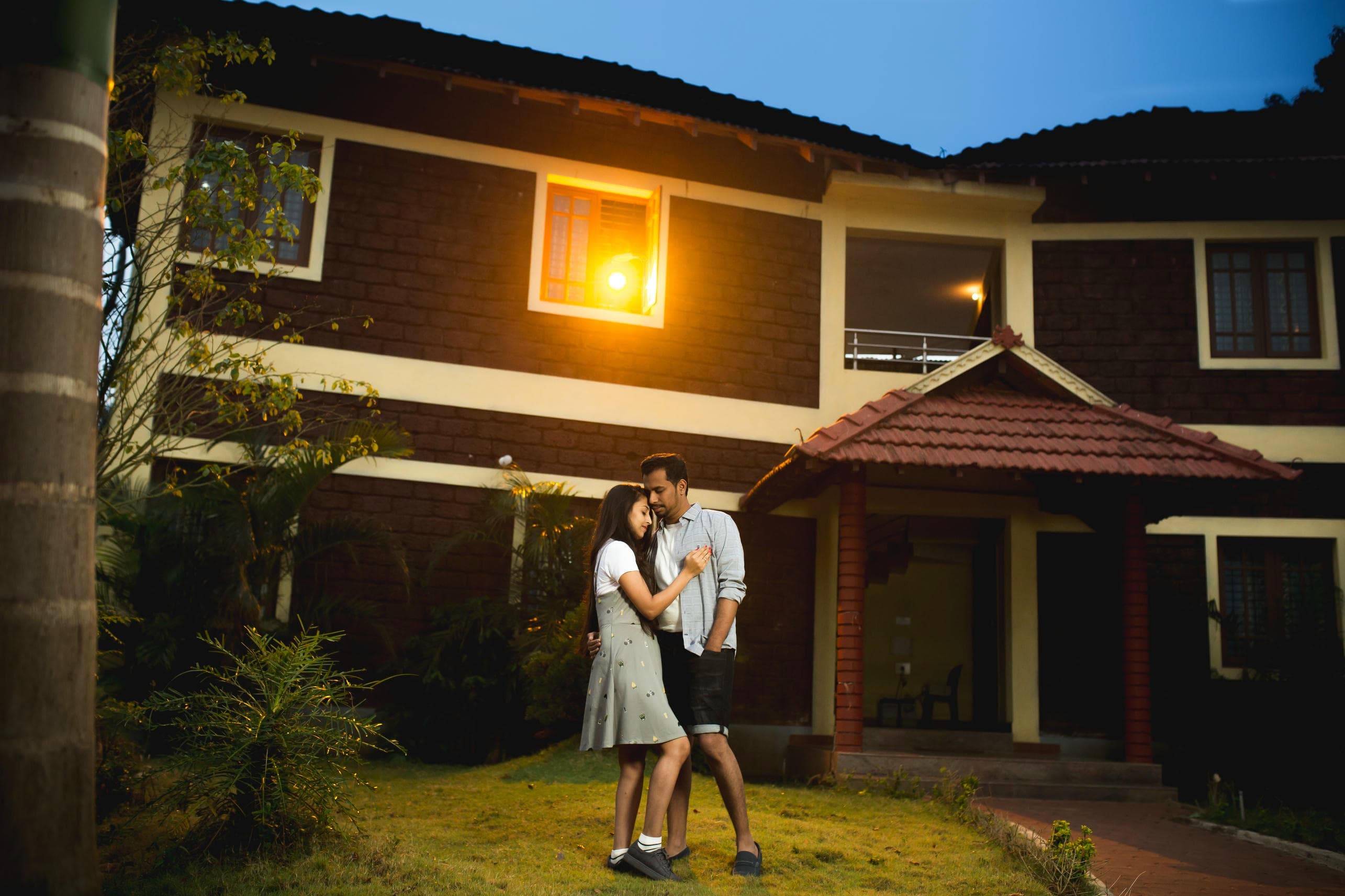 Romantic villa garden session