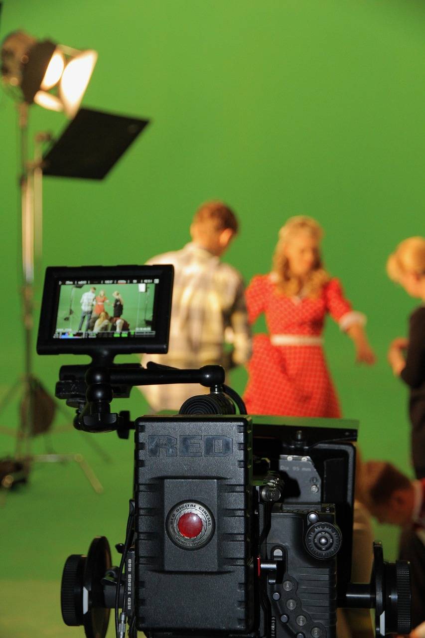 High-end camera setup for advertising production