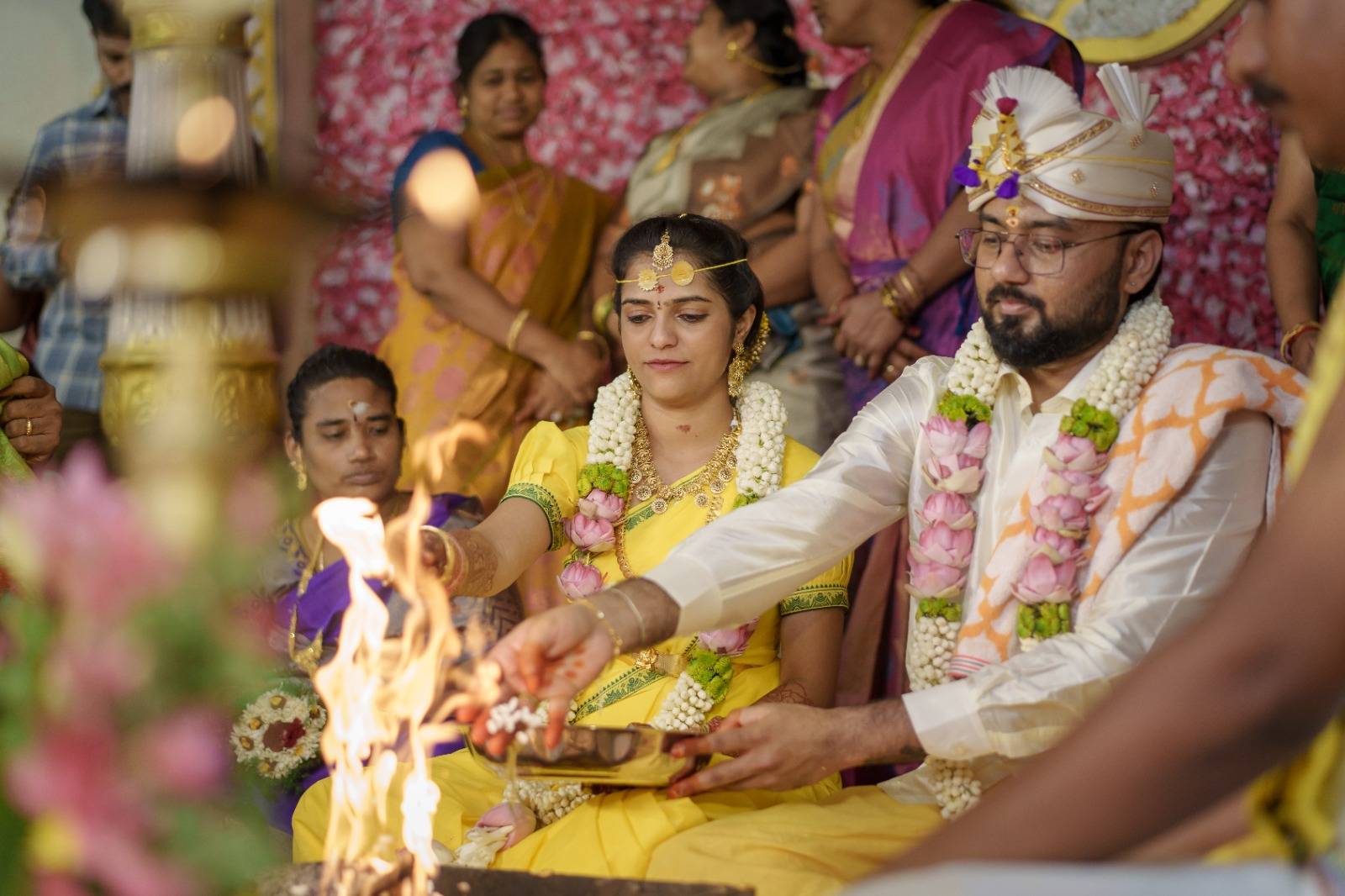 Traditional wedding photography style capturing timeless wedding rituals