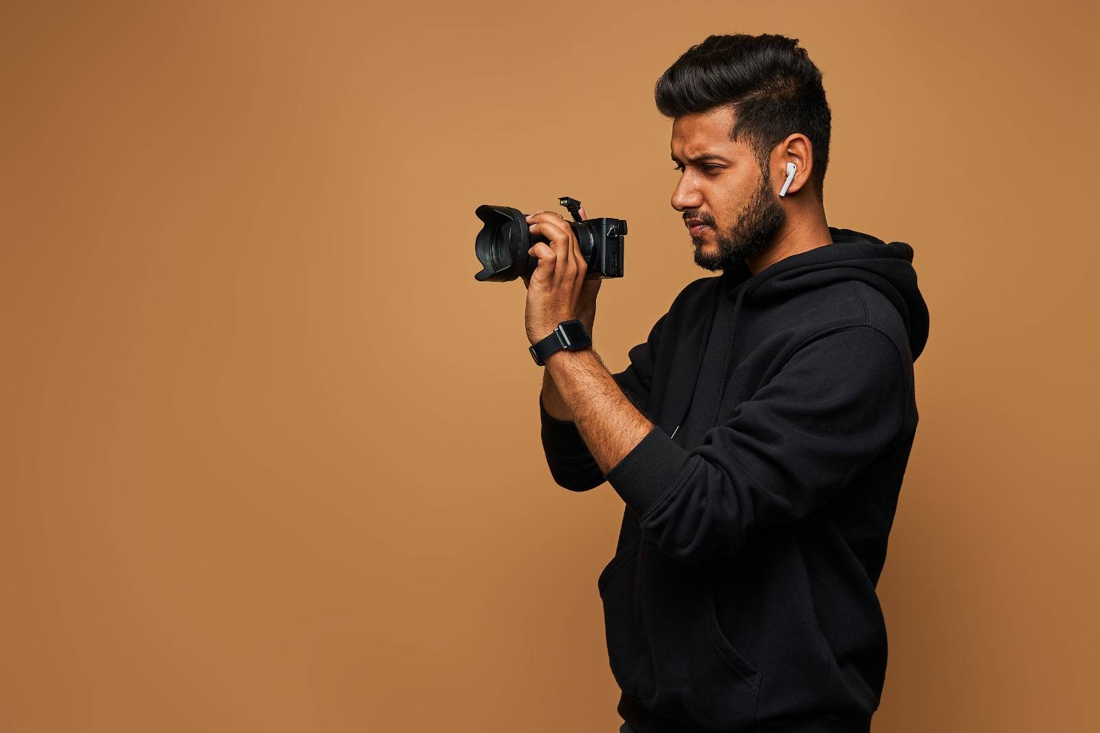 Well-equipped portrait photographers studio